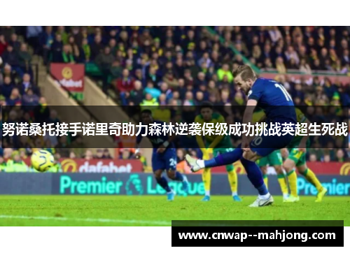 努诺桑托接手诺里奇助力森林逆袭保级成功挑战英超生死战